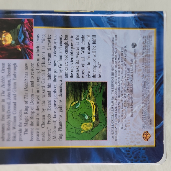 Return Of The King Animated 1979 LOTR Collectible VHS from 1996 WB - Picture 7 of 15